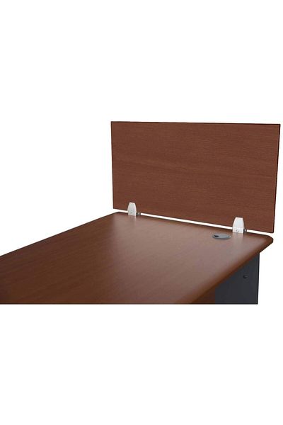 Mahmayi Deler Desktop Mounted Privacy Panel Divider Panels with 2 Clips (75 CM, Apple Cherry)