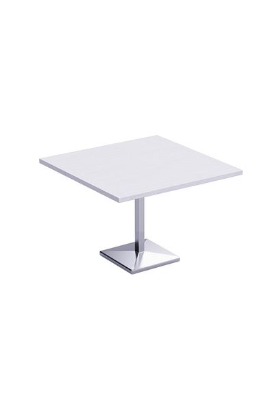 Mahmayi Ristoran 500PE-120 4 Seater Square Modular Pantry Table - White