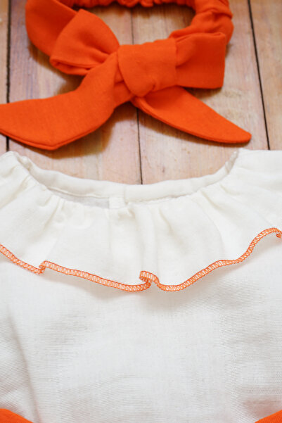 bshood X Silk Atlas Baby Girl and Child Muslin Bandana Dress