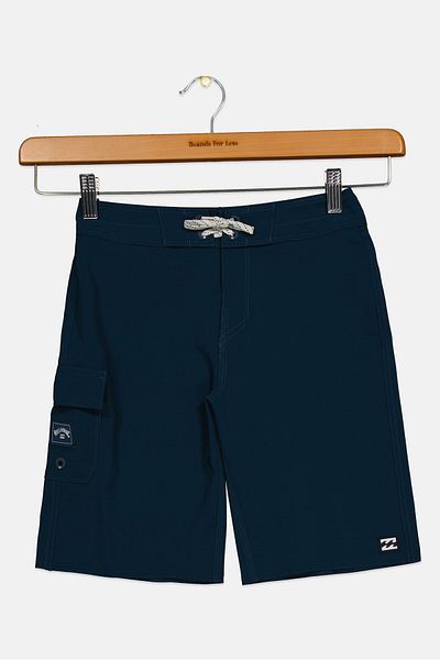 BİLLABONG Kids Boy Brand Logo Board Shorts, Sage Green