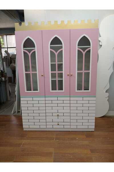 bebetu mobilya Masal 3 kalpaklı dolap