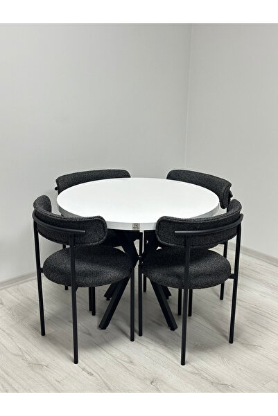 ROYALİSA TABLE CHAİR ROYALİSA 4 KİŞİLİK MUTFAK MASA SANDALYE TAKIMI