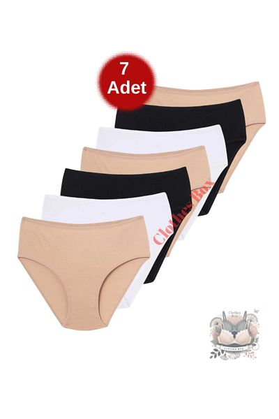 Berrak High Waist Soft Women's Panties 7 Pack