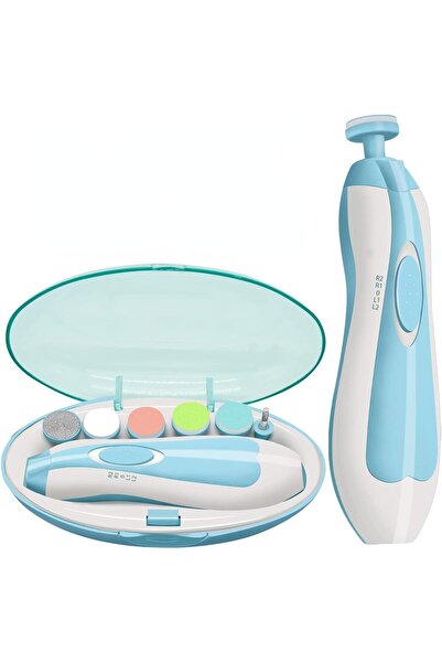 AWH مبرد أظافر كهربائي للأطفال وماكينة قص أظافر – مجموعة مانيكير مع ضوء LED ل...