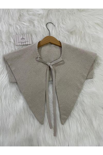 Eylülce Butik طوق باريس محمول من الكتان الخام إنتاج خاص