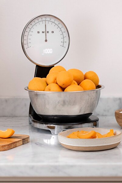 SMEG 50's Style Retro Ksf01 Siyah Analog Mutfak Tartısı