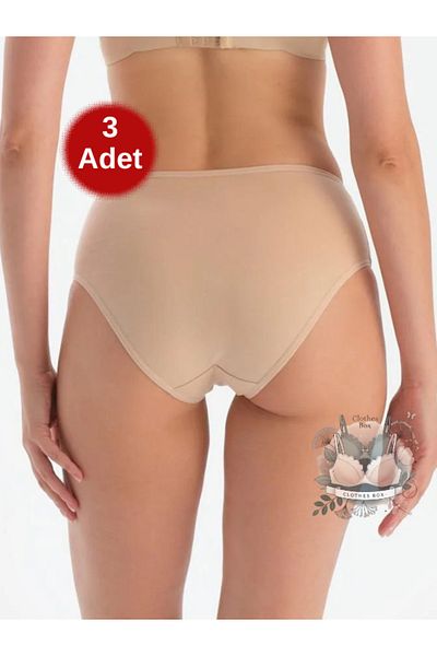 Berrak High Waist Soft Women's Panties 3 Pack