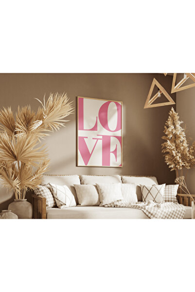 ARTCASTLE Tablou cu ramă din lemn LOVE