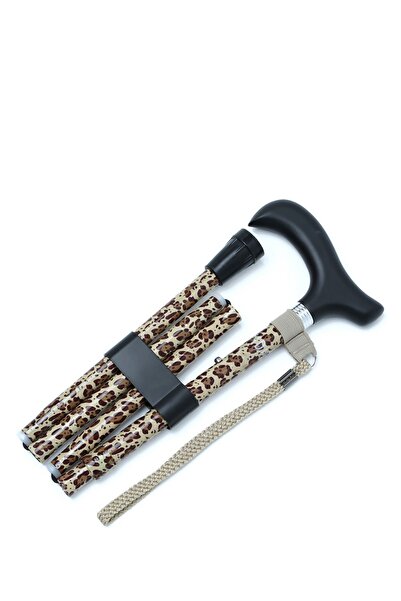 Kifidis Mf606 Katlanır Baston B044-8270-3 Leopar Desenli - Standart