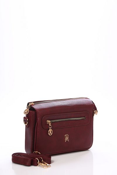 byFOX Fashion Geantă crossbody cu cinci compartimente și buzunar frontal cu fermoar