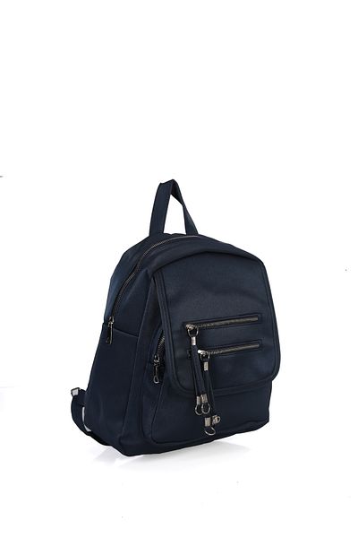 byFOX Fashion Satin Backpack with Double Zipper Cover