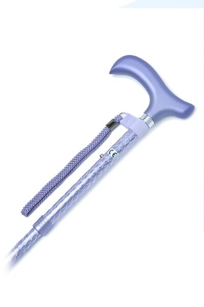 Kifidis Me606 Katlanır Baston B044-2010 Mor Desenli - Standart