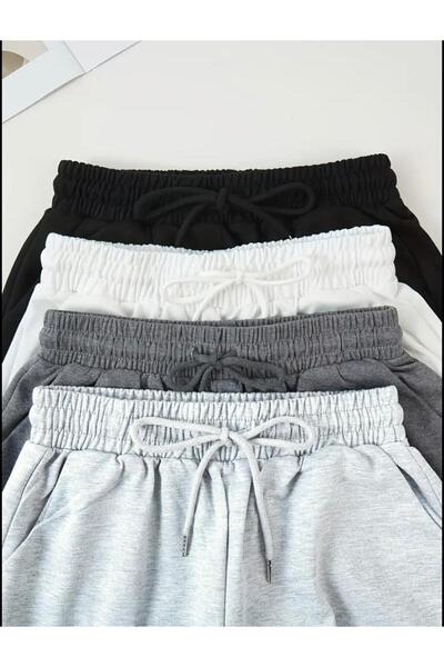 yg ydn giyim Black Color Comfortable Fit Soft Fabric Waist Elastic Summer Shorts with Pockets