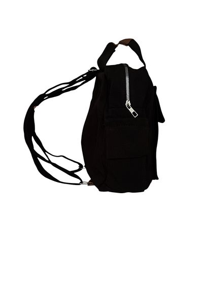 SİSUBAGS Maxi Fabric Backpack with Front Pocket and Side Pocket Detail