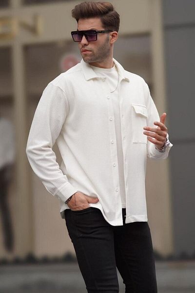 BEYAZTOPTAN 100% ΠΟΙΟΤΙΚΟ ΜΑΚΡΥΜΑΝΙΚΟ SLIM FIT ΑΝΔΡΙΚΟ ΚΑΠΙΤΟΝΕ ΠΟΥΚΑΜΙΣΟ