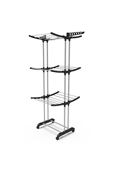 İnova T-REX MODELİ 3 KATLI DİKEY ÇAMAŞIR KURUTMA ASKILIĞI