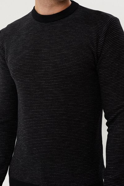 Twister Jeans ET 3635 Ανδρικό πουλόβερ με μοτίβο Crew Neck