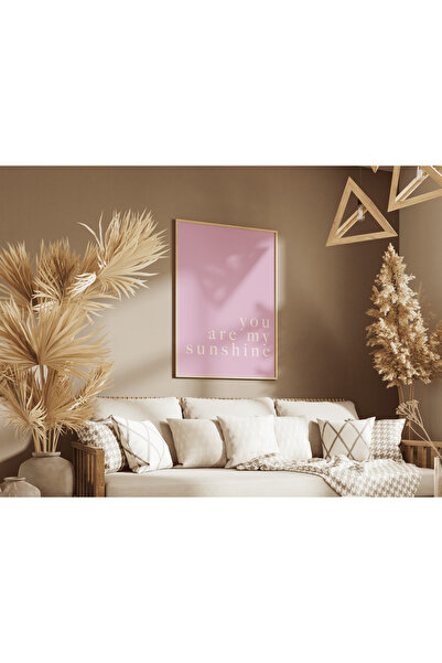 ARTCASTLE Tablou cu ramă din lemn, Pictură Lumina Soarelui