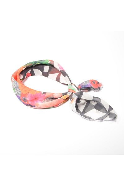 Tedz Collection Paredora Floral Mixed Patterned Scarf