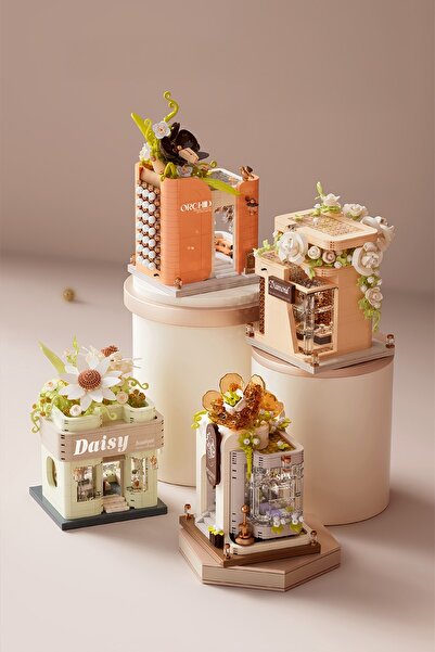 balody سلسلة فلاور ستريت - صالون تجميل (BL21323) - مجموعة ألعاب بناء مكعبات صغيرة