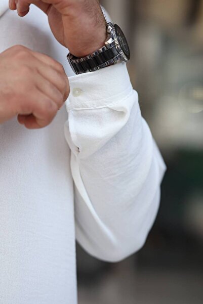 ROBERTO BORNOVA Ανδρικό μακρυμάνικο πουκάμισο από ύφασμα Aerobin - Άνετη εφαρμογή, εποχιακό και κομψό σχέδιο