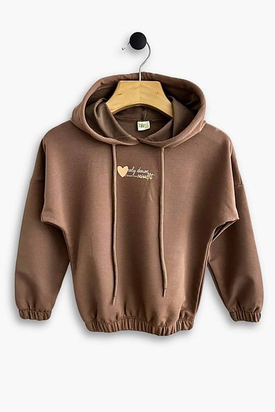 TRİLİYA Triliya Girl's Tracksuit Set - Hooded and Lycra, Seasonal 4-12 Years