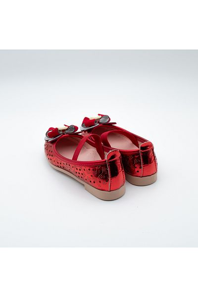 Arçın Shoes Girl's Ballerina Ballerina with Bow Detail – Elegance for Little Feet