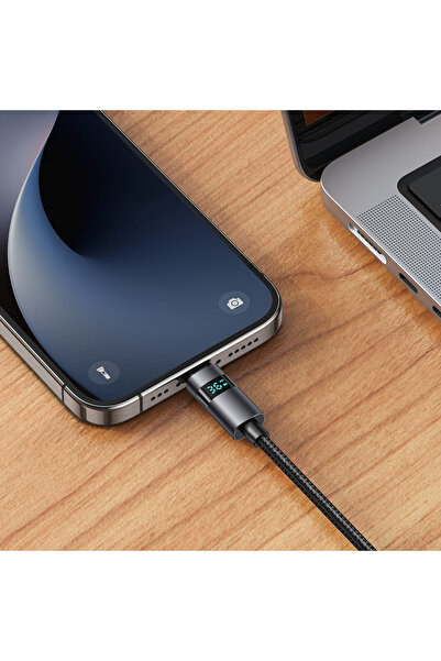 Mcdodo CA-6570  36W TYPE-C TO LİGHTNİNG SİYAH KABLO