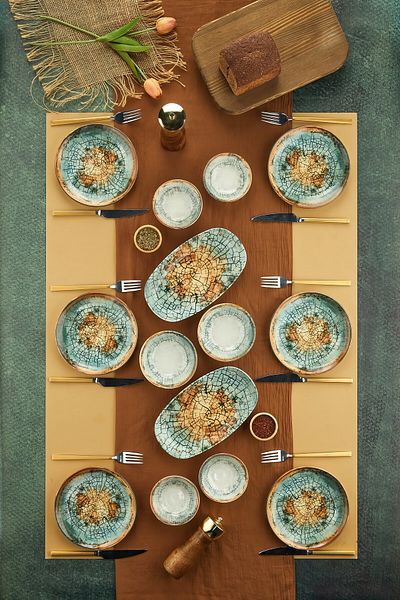 Cooker 14-Piece Pure Porcelain Breakfast Set – Stylish, Durable, and Special Design