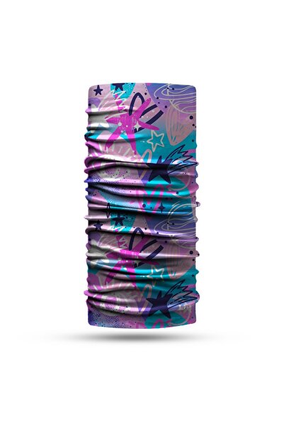 headwear Унісекс етнічна бандана з зірковим візерунком - HWBF054