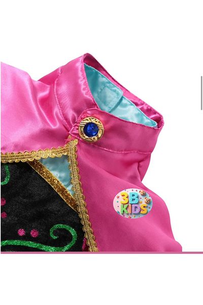 3b kids Rochie costum Elsa Anna cu perucă (VIDEW) Rochie costum Elsa Anna cu perucă