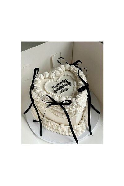 bizdenpastacılık Black Cake Balloon Bow Ribbon - 4 Pieces Large and 40 Pieces Small