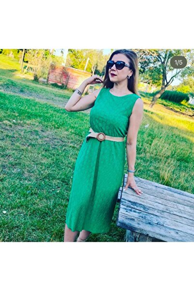 OEM Brode Fabric Lined Dress