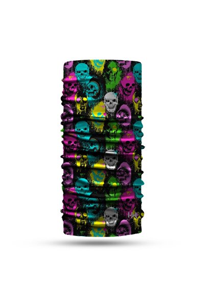 headwear Skull Lightning Max Neckwear Unisex Bandana Boyunluk Головний убір -...
