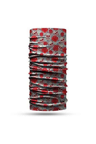 headwear Skull Avalanche Blaze Unisex Bandana - Neck Collar Headwear Hwbf220