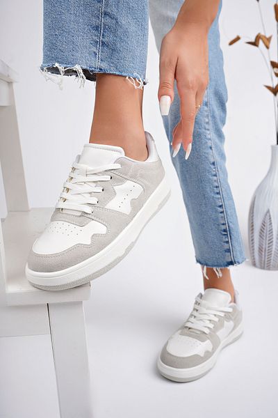pasyone Pantofi casual gri pentru damă
