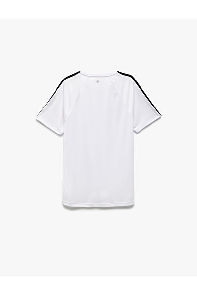 Koton Αθλητικό μπλουζάκι με κοντό μανίκι με λαιμόκοψη