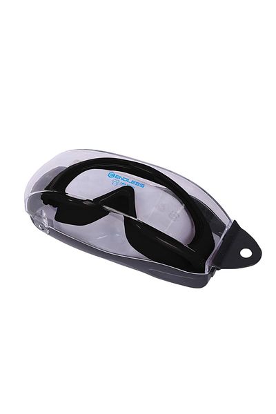 Endless Premium Swimming Goggle with Anti-Fog & UV Protection | Black | Silicon, PU | More Visibility