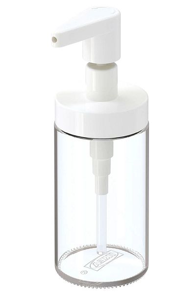 Binbirreyon Glass Liquid Soap Dispenser with Pump 200ml 17cm