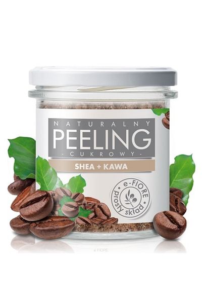 e-FIORE Scrub cu zahăr la cafea, 300 g
