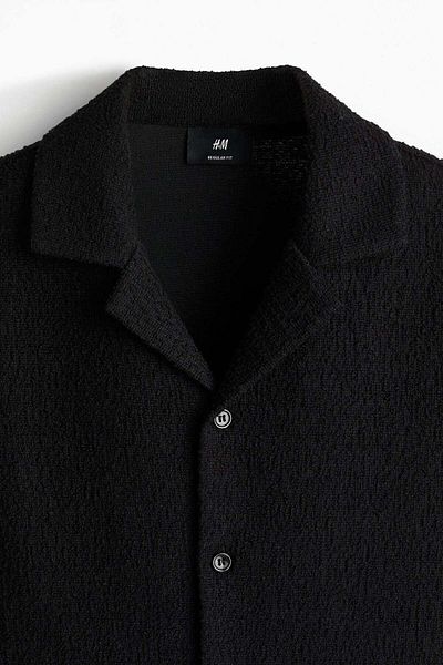 H&M Regular Fit Textured resort shirt