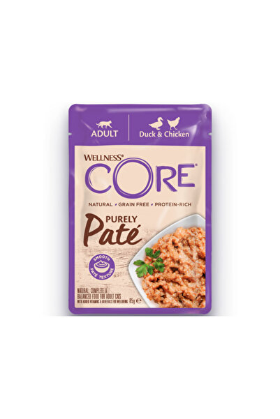 wellness طعام القطط الرطب Core Purely Pate Adult Chicken and Duck - 85 جم