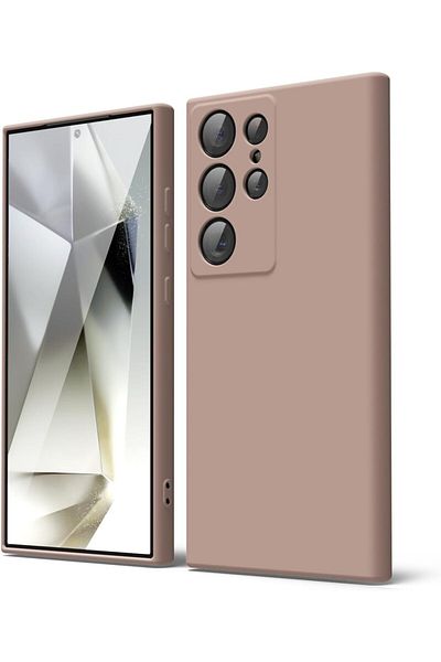 AWH Galaxy S24 Ultra Liquid Silicone Case, Soft Rubber Gel, Slim TPU Matte Design, Camera Cover