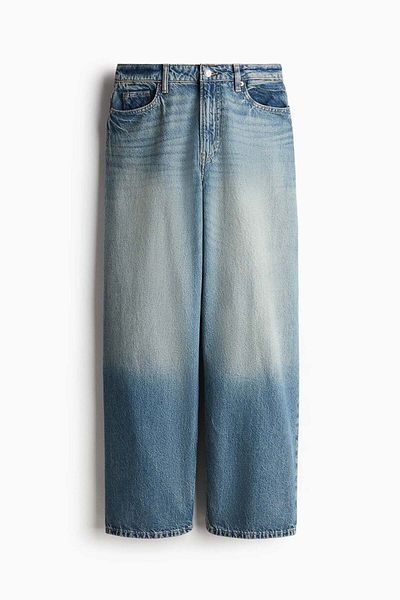H&M Curvy Fit Baggy High Jeans