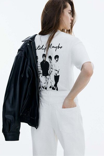 H&M Oversized printed T-shirt