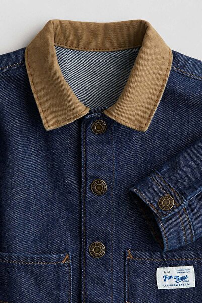 H&M Raw denim overshirt