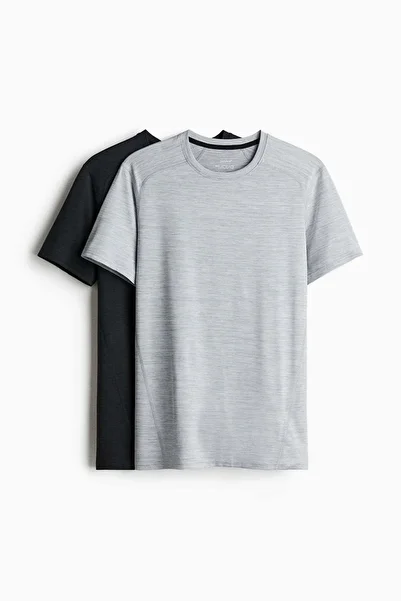 H&M 2-pack DryMove™ Muscle Fit sports tops