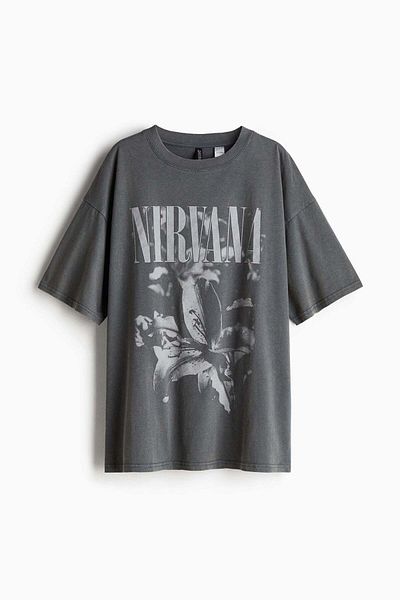 H&M Oversized printed T-shirt