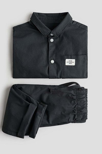 H&M 2-piece shirt and trousers set