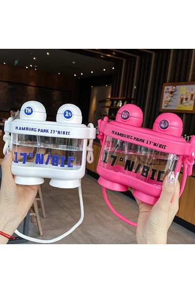 Honney Boutique Trend Double Cover Luxury Bottle Children's Water Drink